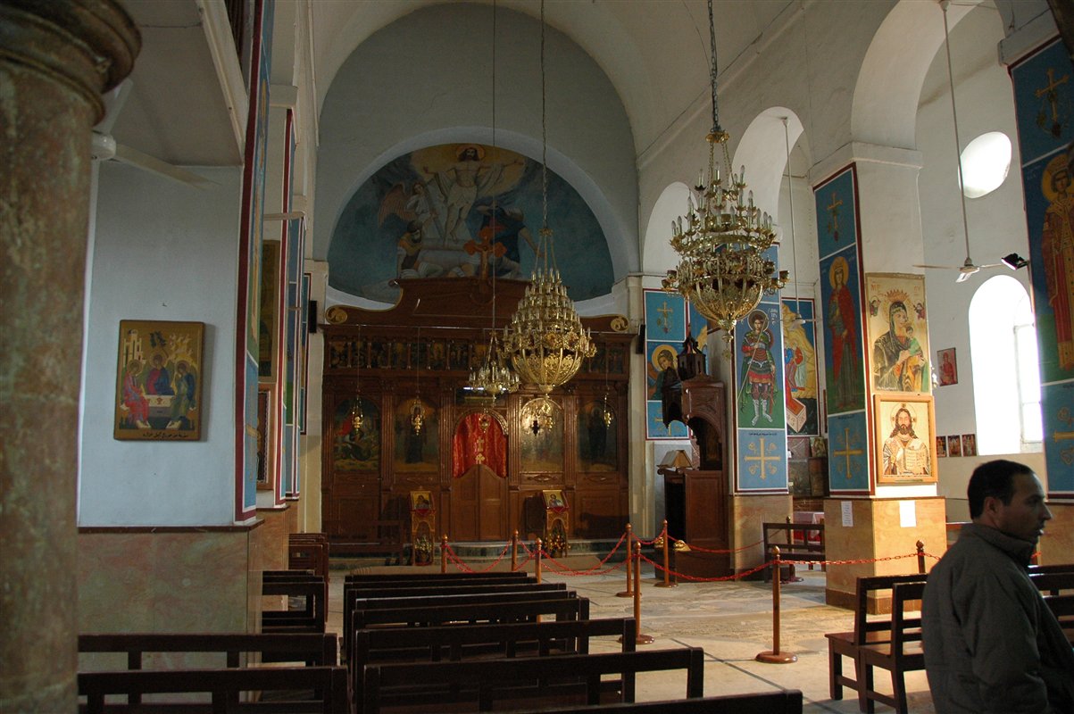 Jordania Madaba - cerkiew św. Jerzego